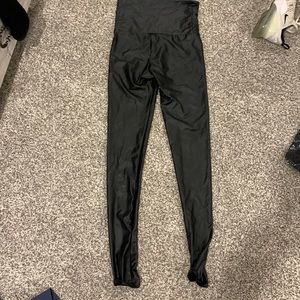 small/medium leather leggings